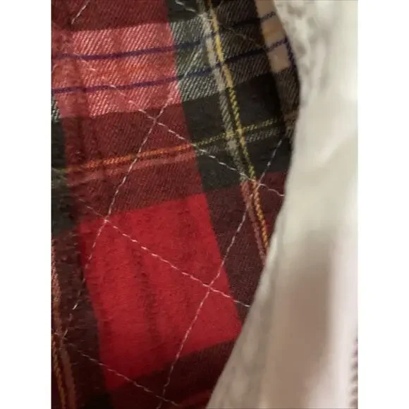 Abercrombie & Fitch Parka Jacket Coat Women’s Medium Lined Faux Fur Trim Hooded - Picture 11 of 16